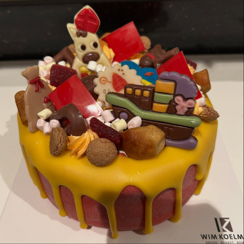 vrolijke sint dripcake