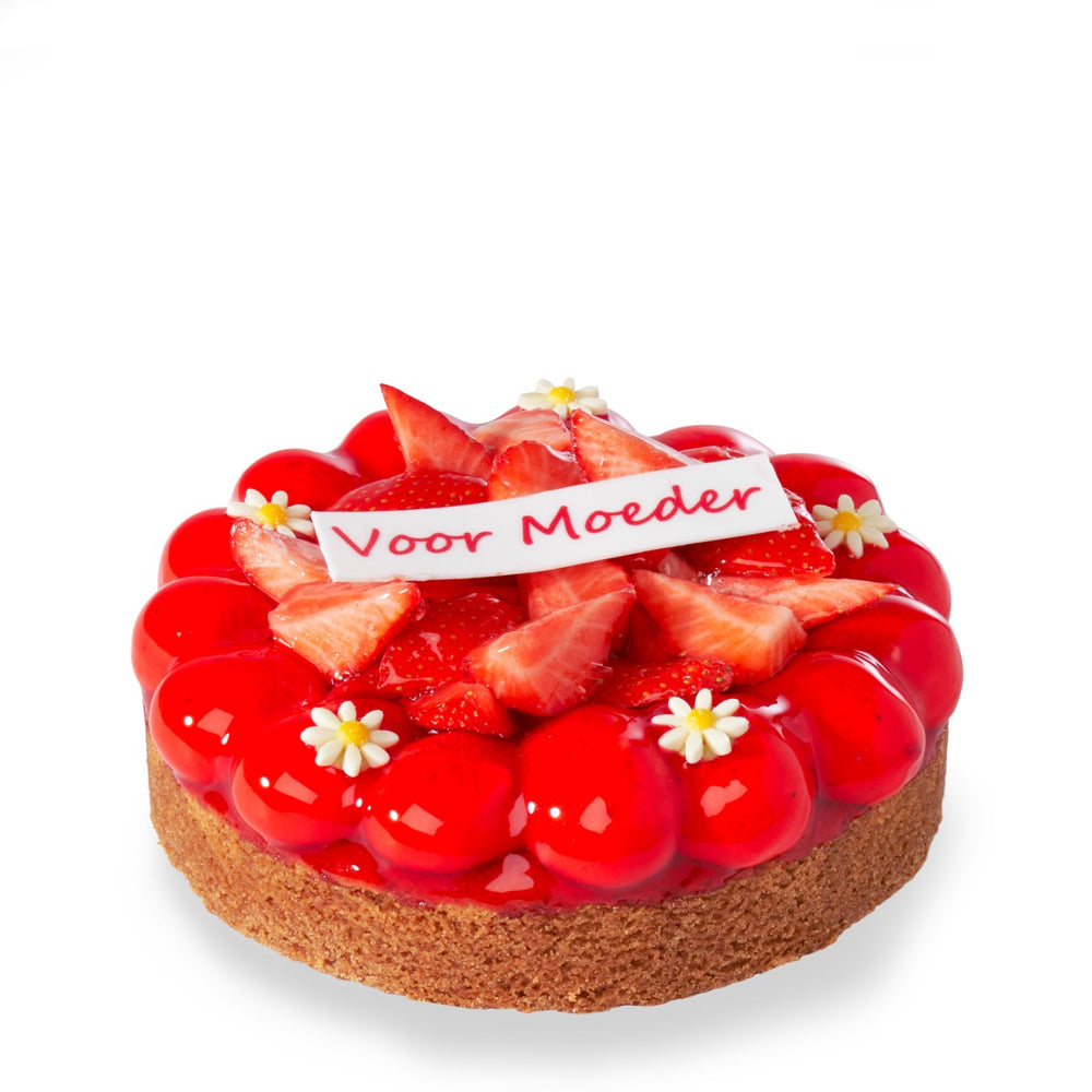 Moederdag-aardbeitaartje