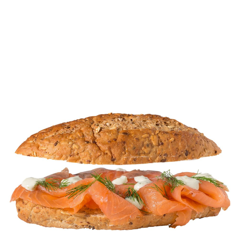 broodje gerookte zalm "Noorwegen"